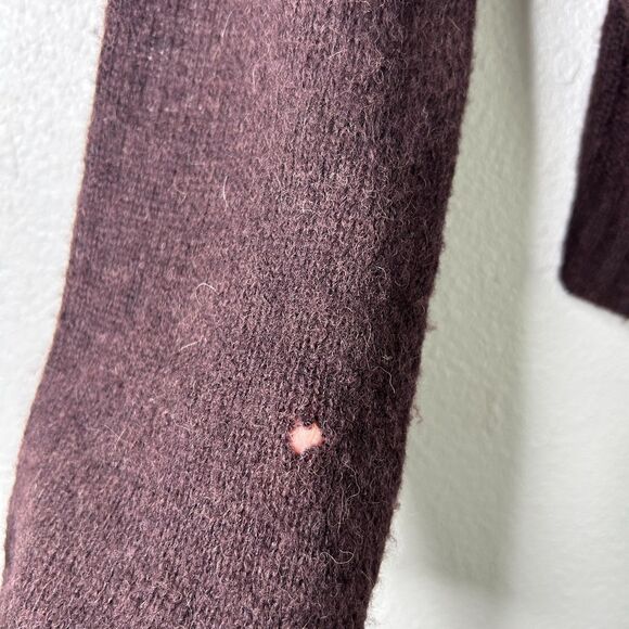 Jonathan Simkhai Womens Sweater Cambria Alpaca Wool Off Shoulder Small - Picture 6 of 8